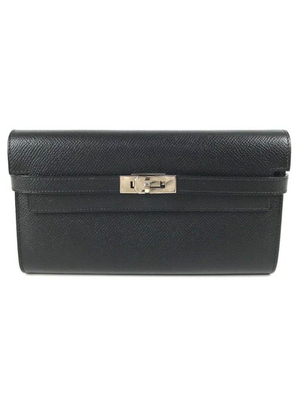 Hermes Wallet Kelly Epsom Black